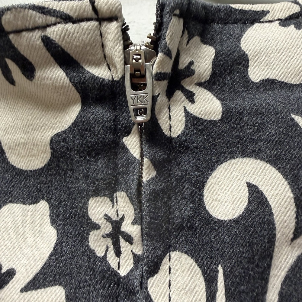 Wild Fable Y2K Retro Indie Skater Floral Hibiscus Edgy Casual Small Mini Skirt - Picture 4 of 7